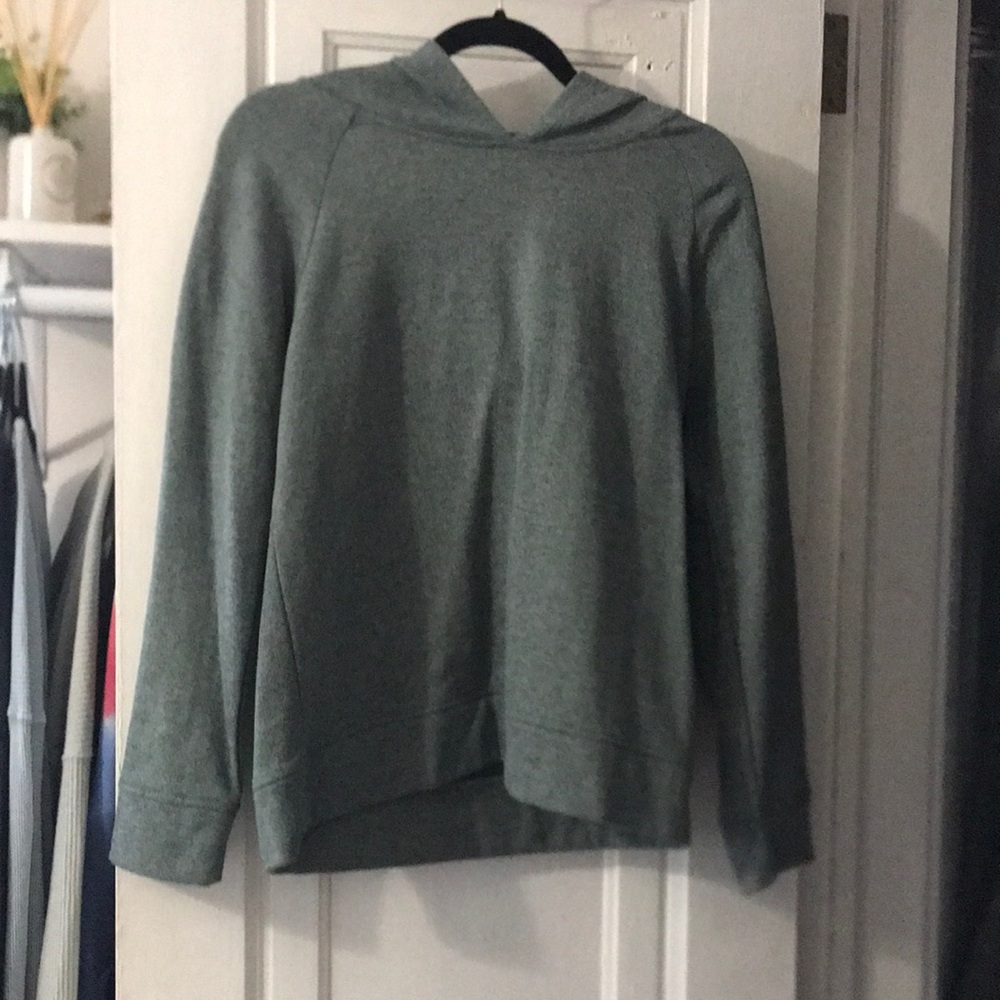 Green hooded Sweater, small